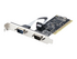 StarTech.com 2-Port PCI RS232 Serial Adapter Card, PCI Serial Port Expansion Controller Card, PCI to Dual Serial DB9 Card, Standard (Installed) & Low Profile Brackets, Windows/Linux