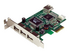 StarTech.com 4 Port PCI Express Low Profile High Speed USB Card