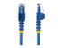 StarTech.com Cat6-patchkabel med hakfria RJ45-kontakter – 3 m, blå