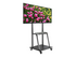 Manhattan TV & Monitor Mount, Trolley Stand, 1 screen, Screen Sizes: 37-100", Black, VESA 200x200 to 800x600mm, Max 150kg, LFD, Lifetime Warranty vagn