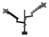 StarTech.com Desk Mount Dual Monitor Arm, Full Motion Monitor Mount for 2x VESA Displays up to 32" (up to 17lb/8kg), Ergonomic Vertical Stackable Arms, Articulating, Height Adjustable