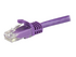 StarTech.com 1.5m CAT6 Ethernet Cable, 10 Gigabit Snagless RJ45 650MHz 100W PoE Patch Cord, CAT 6 10GbE UTP Network Cable w/Strain Relief, Purple, Fluke Tested/Wiring is UL Certified/TIA