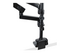 StarTech.com Desk Mount Dual Monitor Arm, Full Motion Monitor Mount for 2x VESA Displays up to 32" (up to 17lb/8kg), Ergonomic Vertical Stackable Arms, Articulating, Height Adjustable