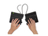 R-Go Split Ergonomiskt Tangentbord, QWERTY (US), svart, trådbunden