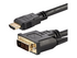 StarTech.com 6ft (1.8m) HDMI to DVI Cable, DVI-D to HDMI Display Cable (1920x1200p), Black, 19 Pin HDMI Male to DVI-D Male Cable Adapter, Digital Monitor Cable, M/M, Single Link