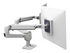 Ergotron LX Dubbel arm sida vid sida, vit (monitorarm)