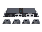 DELTACOIMP HDMI-276 - Video/ljud/infraröd förlängare