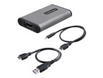 USB 3.0 HDMI Video Capture Device, 4K Video Capture Adapter/External USB Capture Card, UVC, Live Stream, HDMI Audio/Video Screen Recorder, Works w/ USB-A, USB-C, Thunderbolt 3