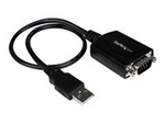 Professionell USB till seriell kabeladapter med 1 port och COM-retention