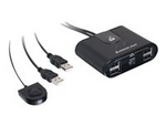 IOGEAR 2x4 USB 2.0 Peripheral Sharing Switch GUS402