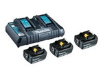 DC18RD - Batteriladdare + batteri 3 x