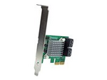 PCI Express 2.0 SATA III 6 Gbps RAID-kontrollerkort med 4 portar och HyperDuo nivåindelad SSD-lagring