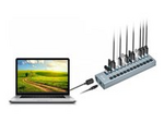 USB 3.0 Charging HUB 13 port + Power Adapter 60 W