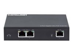 Intellinet 2-Port Gigabit Ultra PoE Extender, Adds up to 100 m (328 ft.) to PoE Range, PoE Power Budget 60 W, Two PSE Ports with 30 W Output Each, IEEE 802.3bt/at/af Compliant, Metal Housing