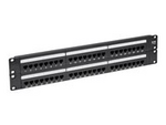 Tripp Lite Series 48-Port Cat6 Cat5 Patch Panel Rackmount 110 Punch Down RJ45 Ethernet 1URM 568B