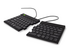 R-Go Split Ergonomiskt Tangentbord, QWERTY (US), svart, trådbunden