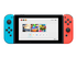 Nintendo Switch with Neon Blue and Neon Red Joy-Con