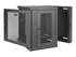 Eaton Tripp Lite Series 10U Wall Mount Rack Enclosure Server Cabinet Hinged w/ Door & Sides