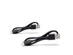 2x Micro-USB Cable kit black 45cm