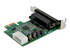 StarTech.com 4-portars PCI Express RS232-seriellt adapterkort