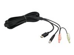 IOGEAR G2L802U - Video/USB/ljud-kabel