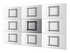 Neomounts WL95-800BL1 monteringssats