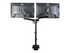 StarTech.com Desk Mount Dual Monitor Arm, Full Motion Monitor Mount for 2x VESA Displays up to 32" (up to 17lb/8kg), Ergonomic Vertical Stackable Arms, Articulating, Height Adjustable
