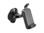 Powered suction cup mount with speaker