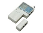 Intellinet 4-in-1 Cable Tester, RJ-11, RJ-45, USB and BNC, One Button Test
