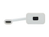 Eaton Tripp Lite Series USB-C to Mini DisplayPort Adapter Cable (M/F) with Equalizer, 8K UHD, HDR, DP 1.4, White, 6in