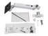 Ergotron LX Arm with Rail Adapter monteringssats