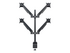 Multibrackets M VESA Gas Lift Arm Quad HD monteringssats