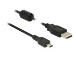 USB-kabel - USB (hane) till mini-USB typ B (hane)