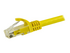 StarTech.com 100ft CAT6 Ethernet Cable, 10 Gigabit Snagless RJ45 650MHz 100W PoE Patch Cord, CAT 6 10GbE UTP Network Cable w/Strain Relief, Yellow, Fluke Tested/Wiring is UL Certified/TIA