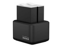 GoPro - USB-batteriladdare + batteri 2 x