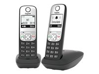 Gigaset A690 Duo - trådlös telefon med nummerpresentation + 1 extra handuppsättning
