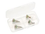 Set of 4 APC Tip adapters including the FI 500TP ASFC, ALCF, A25F and A125F