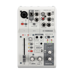 AG03MK2W - Multipurpose 3-channel mixer with USB audio interface, white