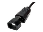 Tripp Lite Series PDU Plug Lock Connector C14 Power Cord to C13 Outlet Black 100pk