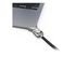 Compulocks Ledge Lock Adapter for MacBook Air 13" M2-M4 with Keyed Lock Silver