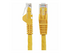 StarTech.com 15m CAT6 Ethernet Cable, 10 Gigabit Snagless RJ45 650MHz 100W PoE Patch Cord, CAT 6 10GbE UTP Network Cable w/Strain Relief, Yellow, Wiring is UL Certified/TIA