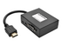 Eaton Tripp Lite series 2-Port HDMI to VGA Splitter Audio/Video Adapter 1920x1440 1080p