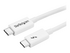 StarTech.com 3.3ft (1m) Thunderbolt 3 Cable, 20Gbps, 100W PD, 4K Video, Thunderbolt-Certified, Compatible w/ TB4/USB 3.2/DisplayPort