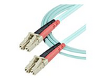 1m (3ft) LC/UPC to LC/UPC OM3 Multimode Fiber Optic Cable, Full Duplex 50/125Âµm Zipcord Fiber Cable, 100G Networks, LOMMF/VCSEL, <0.3dB Low Insertion Loss