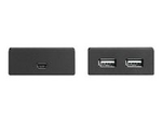 USB 2.0-över-Cat5-eller-Cat6-förlängare med 4 portar