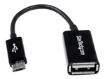 12 cm Micro USB till USB OTG-värdadapter (på-språng) M/F