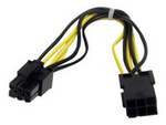 8in 6 pin PCI Express Power Extension Cable