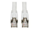 Tripp Lite Series Cat8 25G/40G Certified Snagless Shielded S/FTP Ethernet Cable (RJ45 M/M), PoE, White, 6 ft. (1.83 m)