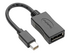 Eaton Tripp Lite Series Keyspan Mini DisplayPort to DisplayPort Adapter, 4K 60 Hz, Black (M/F), 6-in. (15.24 cm)