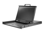 Rackmonterad KVM-konsol HD 1080p